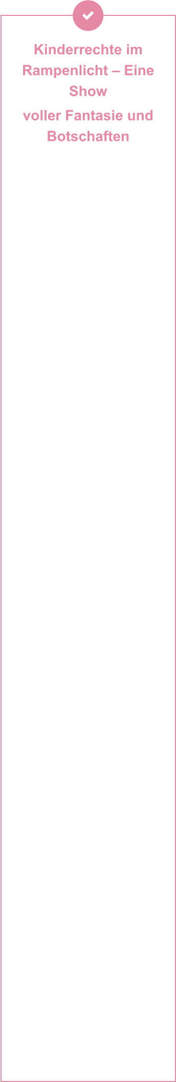 Kinderrechte im Rampenlicht – Eine Show  voller Fantasie und Botschaften  In der Sporthalle der Grundschule Gefell im Saale-Orla-Kreis in Thüringen ging es zwei Tag lang höchst lebendig, originell und bedeutsam zu: Unter der Überschrift »Barfuß über Wiesen – Projekttage« setzen Grundschulkinder gemeinsam mit den Profikünstlern der »KINDERLIEDBÜHNE« Mecklenburg-Vorpommern aus Greifswald ein klares Zeichen für die Rechte der Kinder. In den Wochen zuvor hatten Kinder aller Klassenstufen mit viel Herzblut und Fantasie an eigenen Programmpunkten gearbeitet. Endlich war es soweit: Ihre Beiträge wurden in einer mitreißenden Show auf die Bühne gebracht. Unterstützt von ihrer Schulsozialarbeiterin waren dabei beeindruckende Darbietungen entstanden, die zeigten, wie wichtig Themen wie Gleichheit, Bildung, Mitbestimmung und Schutz vor Gewalt für uns alle sind. Die Projekttage endeten mit einer abwechslungsreichen Mischung aus Theater, Musik und Tanz, die nicht nur unterhielt, sondern auch zum Nachdenken anregte. Denn auch hierzulande gibt es Kinder, die nicht die gleichen Chancen auf ein selbstbestimmtes Leben haben. Genau da setzt das Projekt an: Es will Aufmerksamkeit schaffen und die junge Generation selbst zu Wort kommen lassen. »Unsere Kinder sind keine bloßen Zuschauer – sie gestalten aktiv mit. Dieses Projekt zeigt, wie viel Potenzial und wie viele Ideen in ihnen stecken«, sagte Andrea Peters von der »KINDERLIEDBÜHNE« Mecklenburg-Vorpommern. Gemeinsam mit ihrem Bühnenpartner Thomas Birkigt setzen sich beide seit vielen Jahren für die Kinderrechte in Deutschland ein. Die »Barfuß über Wiesen – Projekttage« versprechen viele unvergessliche Begegnungen und Momente voller Kreativität, Begeisterung und vor allem wichtiger Botschaften. Sie zeigen: Kinder haben eine Stimme – und die war in Gefell besonders kraftvoll!